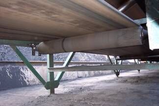 寧夏利工雙向槽式皮帶輥輪自動(dòng)糾偏器